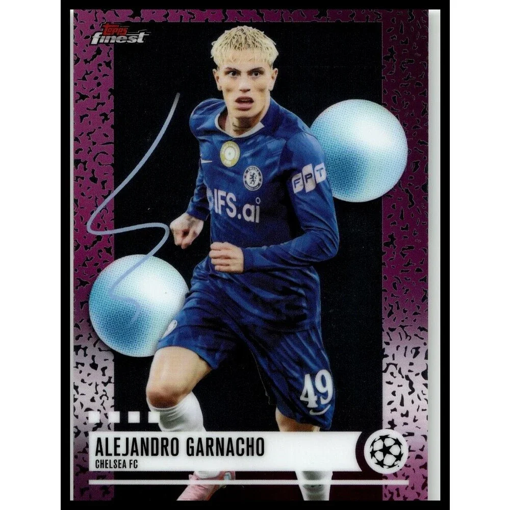 2025-26 Finest UEFA Alejandro Garnacho #276 Chelsea FC Uncommon